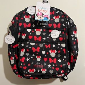 ✨ Disney Minnie Mouse Diaper Bag/Backpack BRAND NEW